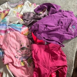Lot of girls clothes, onesies, tops, bottoms all size 24m/2t